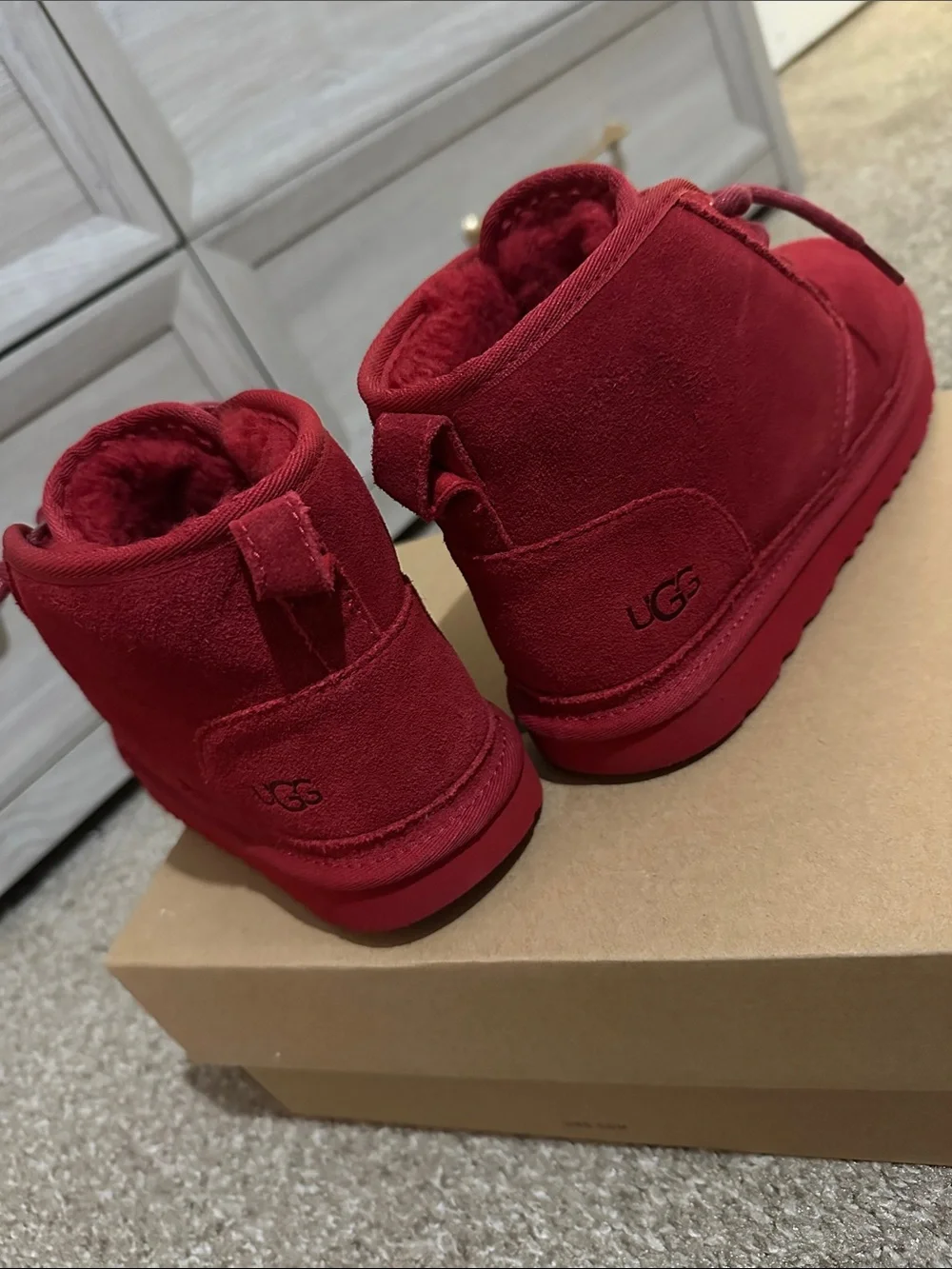 UGG plush lined